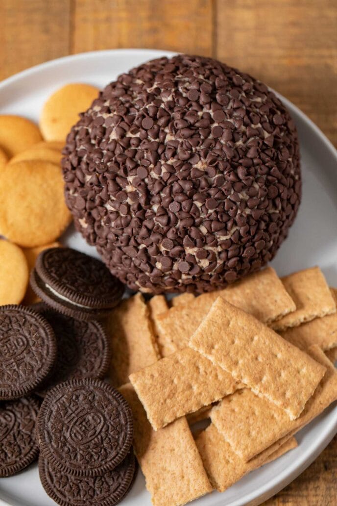 Easy Cookie Dough Cheese Ball Recipe Dinner, then Dessert