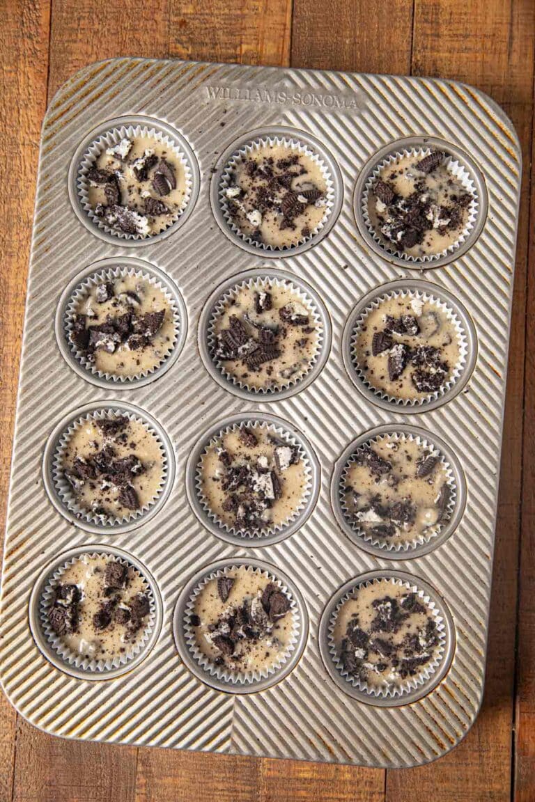 Cookies and Cream Muffins Recipe- Dinner, then Dessert