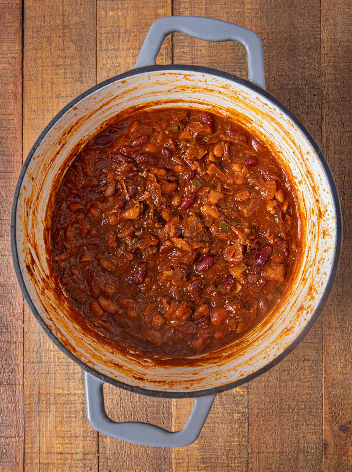 Cowboy Beans in pot