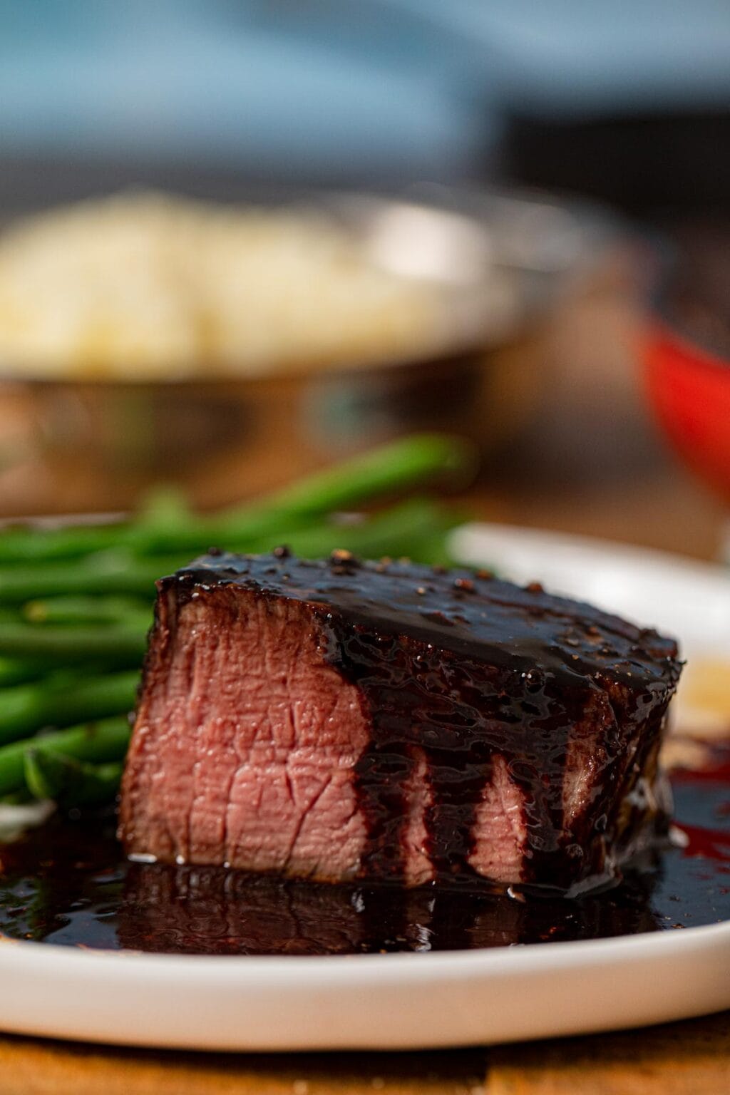 Filet with Red Wine Reduction Recipe Dinner, then Dessert