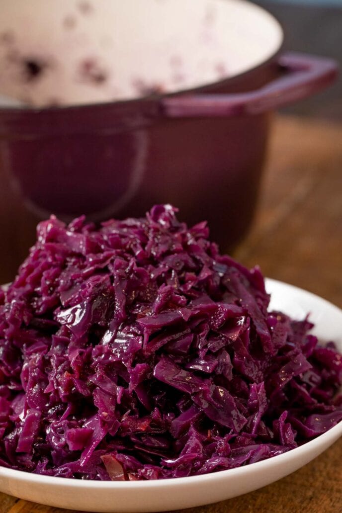 German Cabbage in white bowl