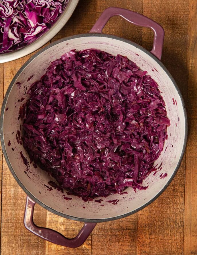 German Cabbage in pot