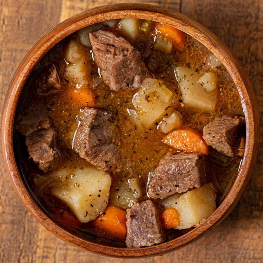 Irish Beef Stew in bowl
