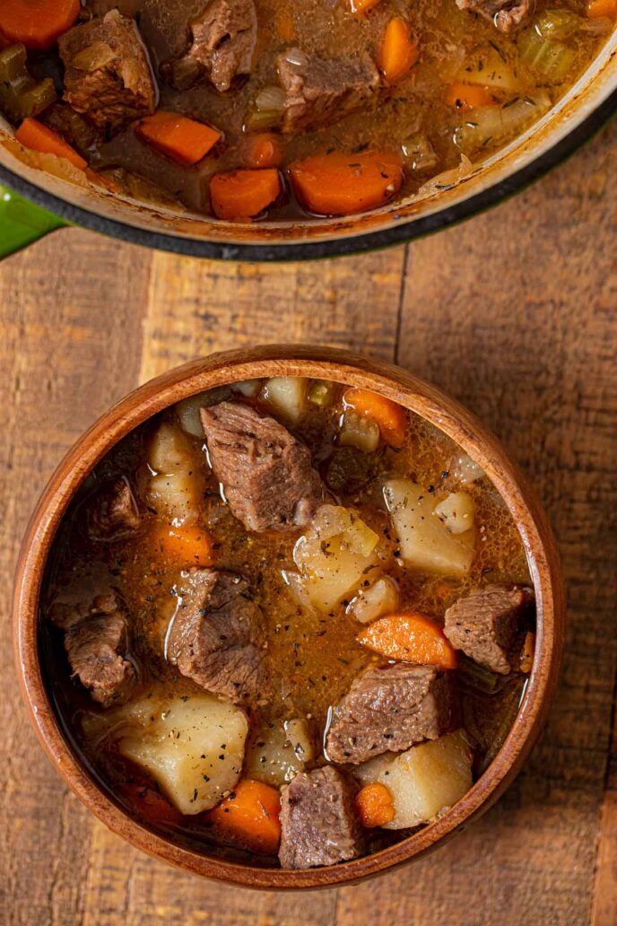Irish Beef Stew in bowl
