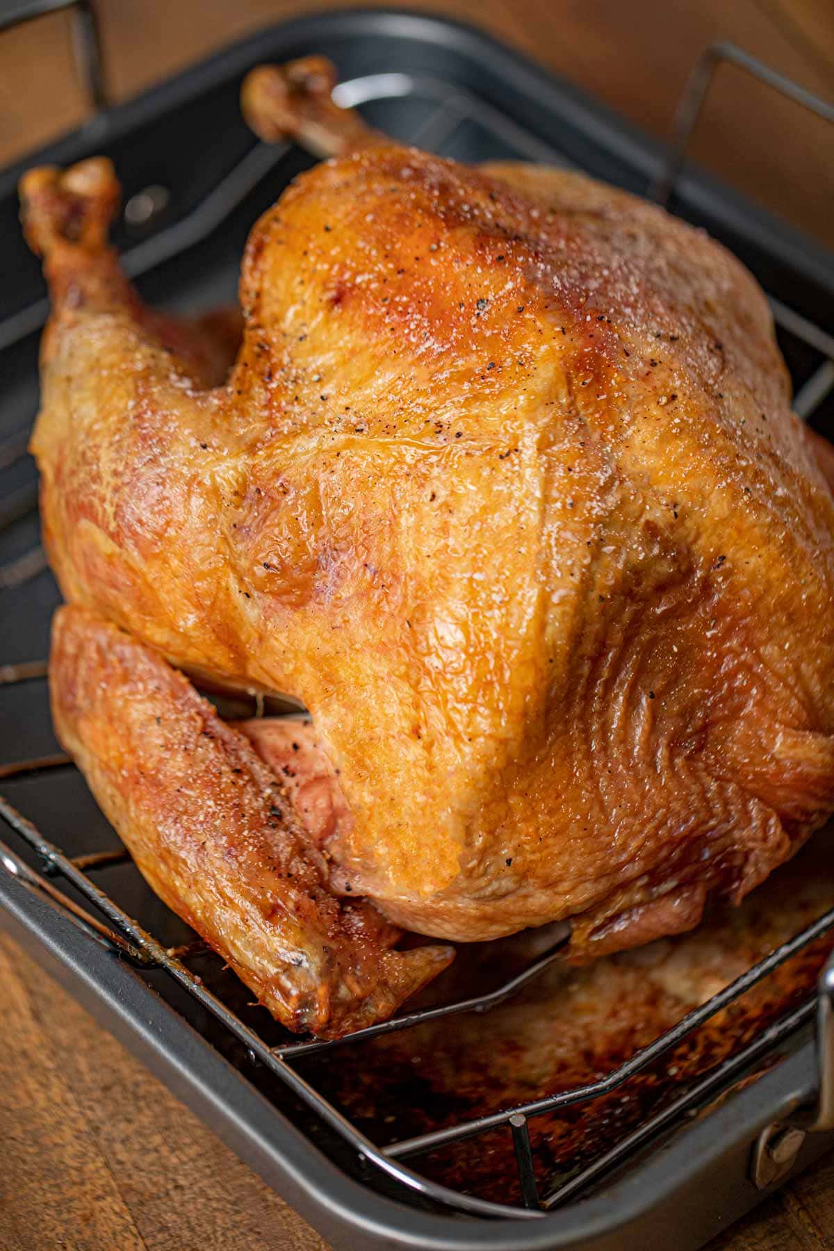 Roast Turkey from Frozen in roasting pan