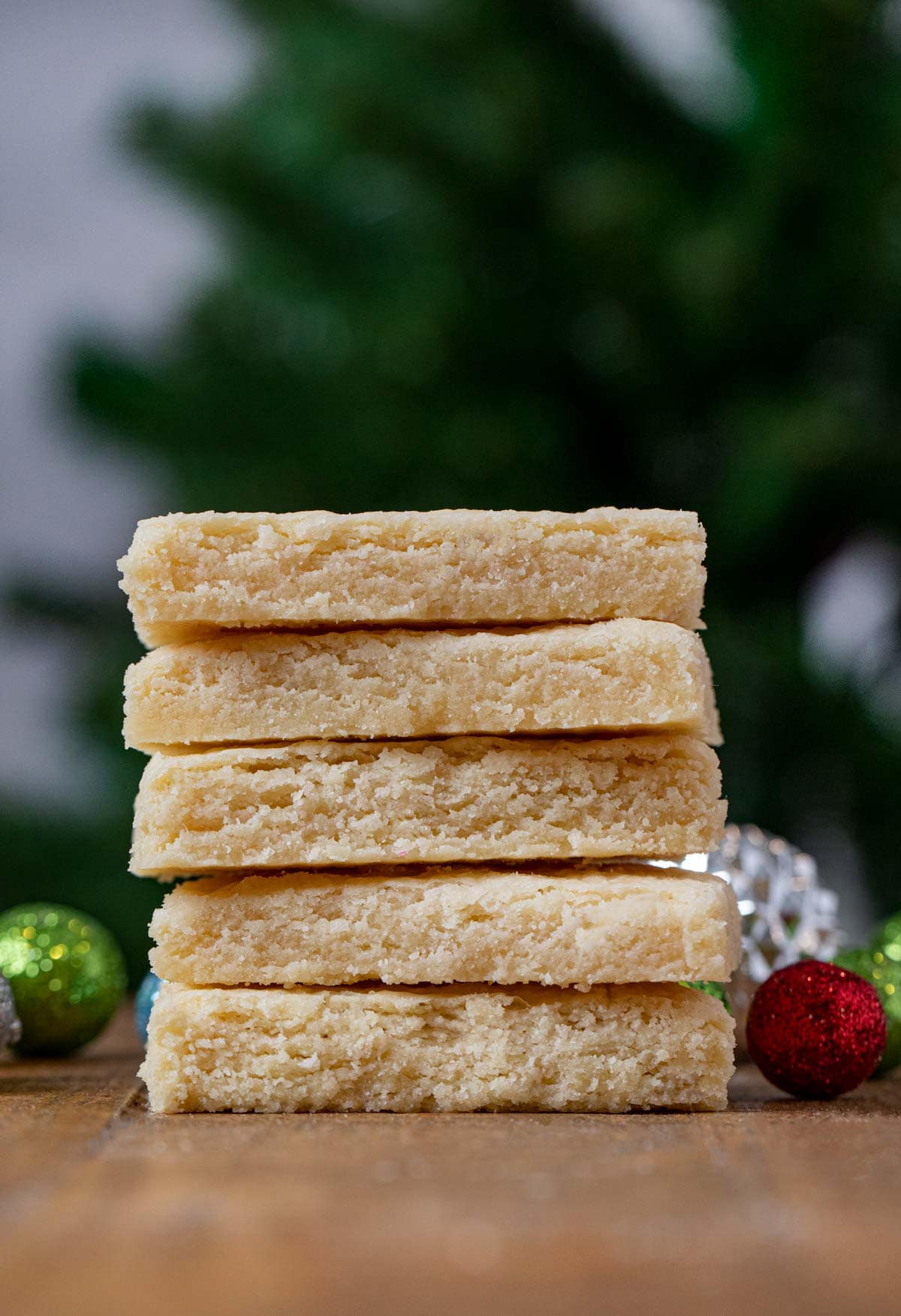 Shortbread Cookies in stack