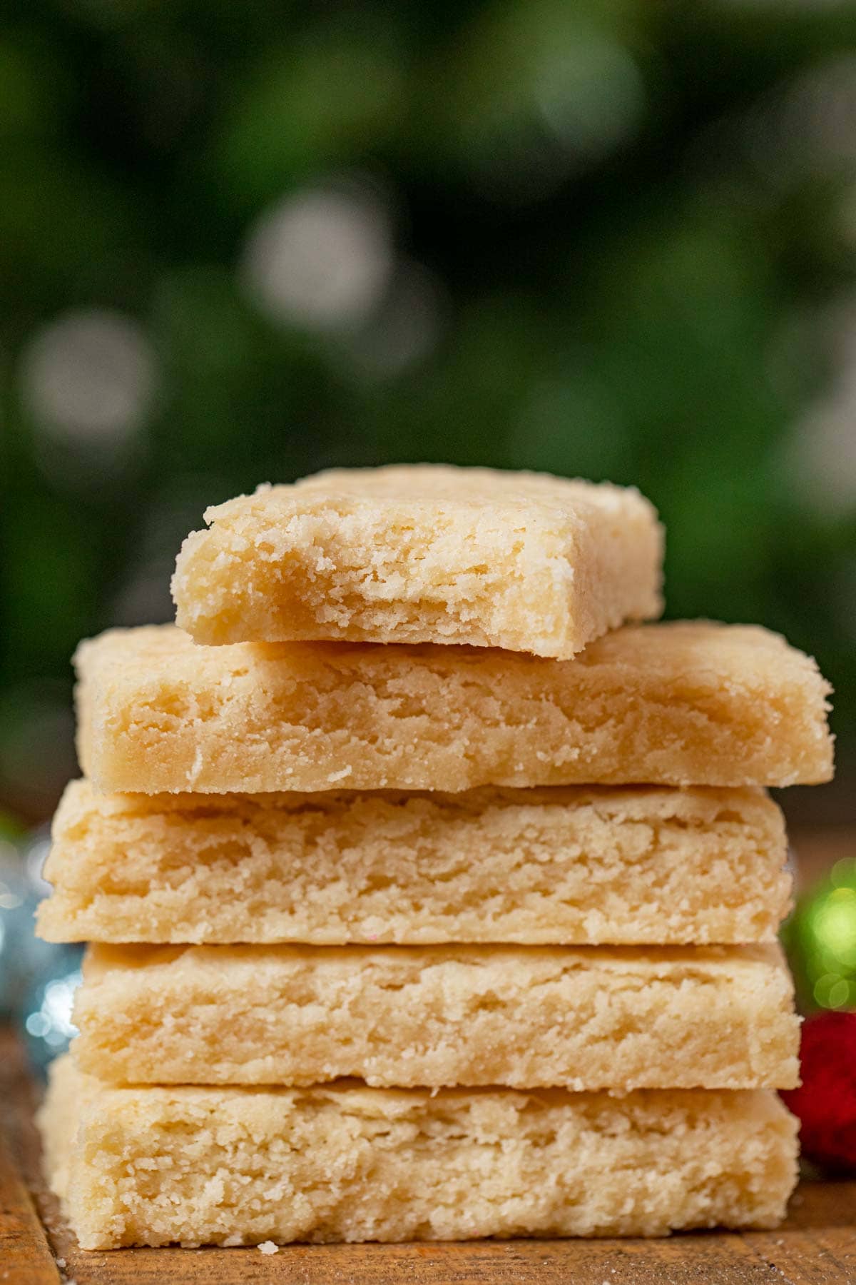 Shortbread Cookies in stack