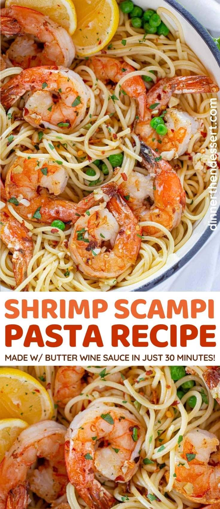 EASY Shrimp Scampi Pasta Recipe (Restaurant Worthy!) - Dinner, then Dessert