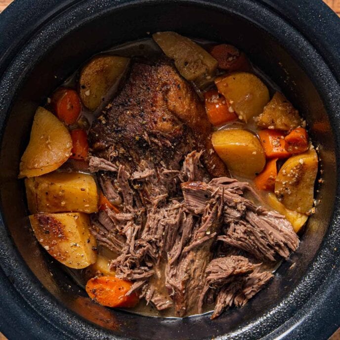 Slow Cooker Rump Roast Recipe Dinner, then Dessert