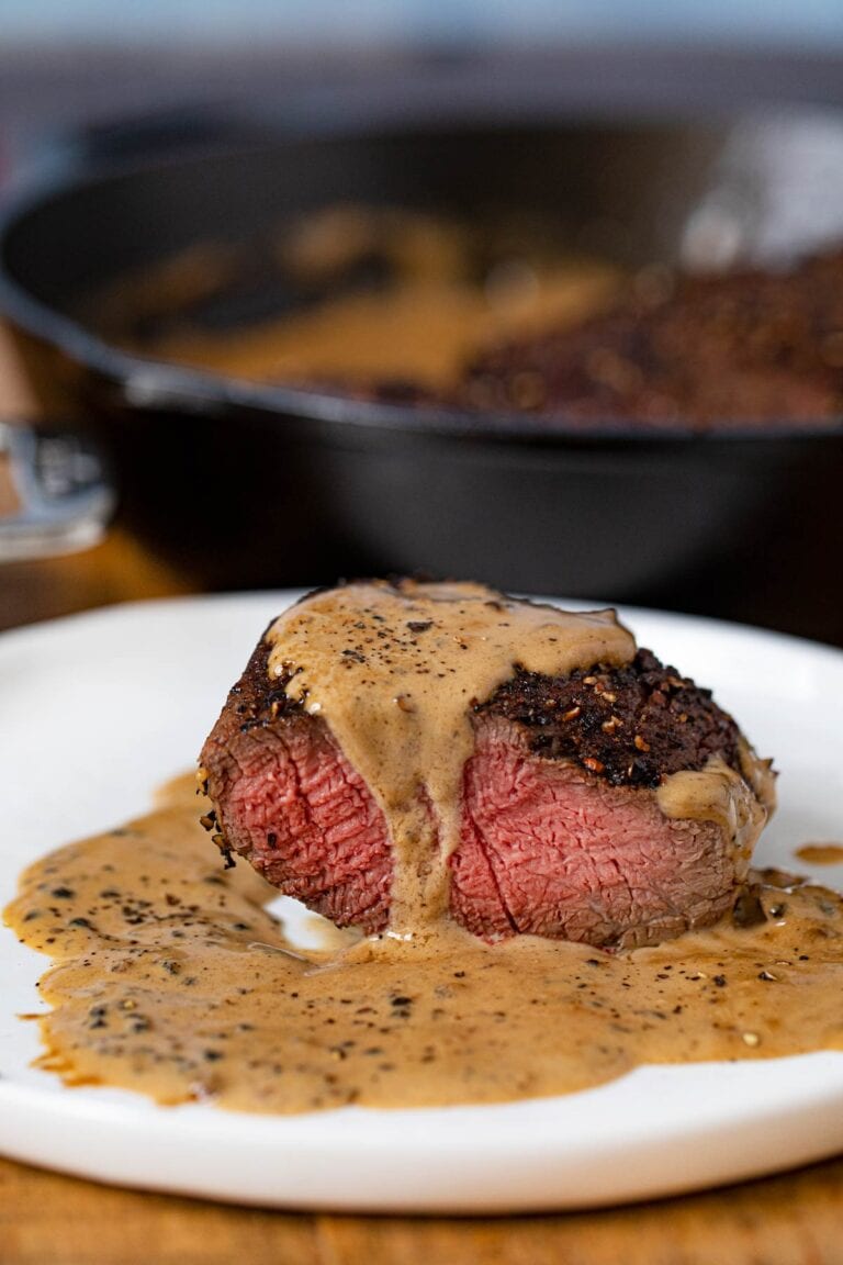 Classic Steak Au Poivre Recipe Dinner, then Dessert