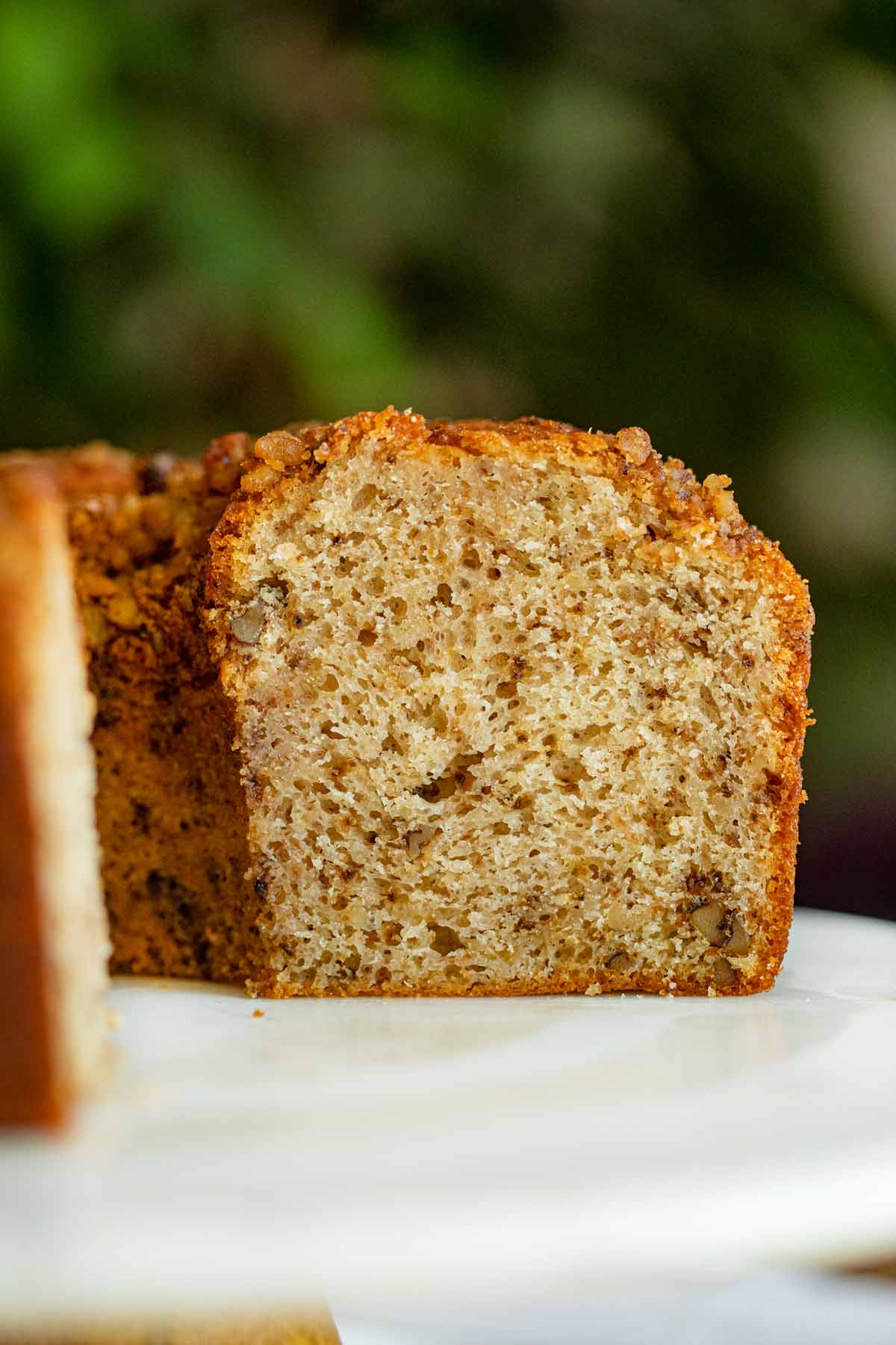 Sour Cream Coffee Cake with Cinnamon-Walnut Swirl - Once Upon a Chef