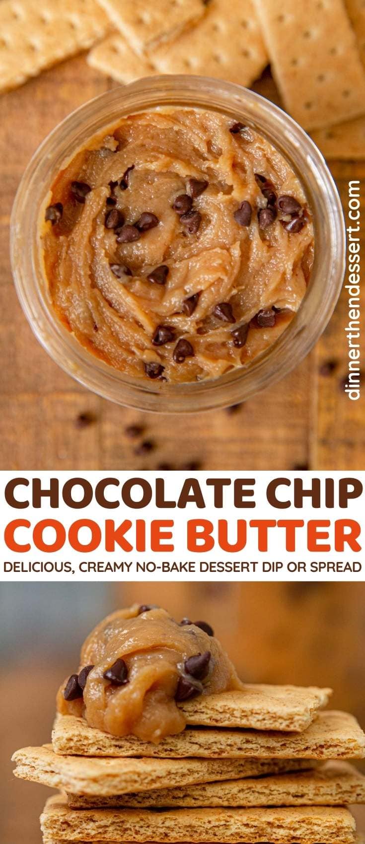 Chocolate Chip Cookie Butter collage
