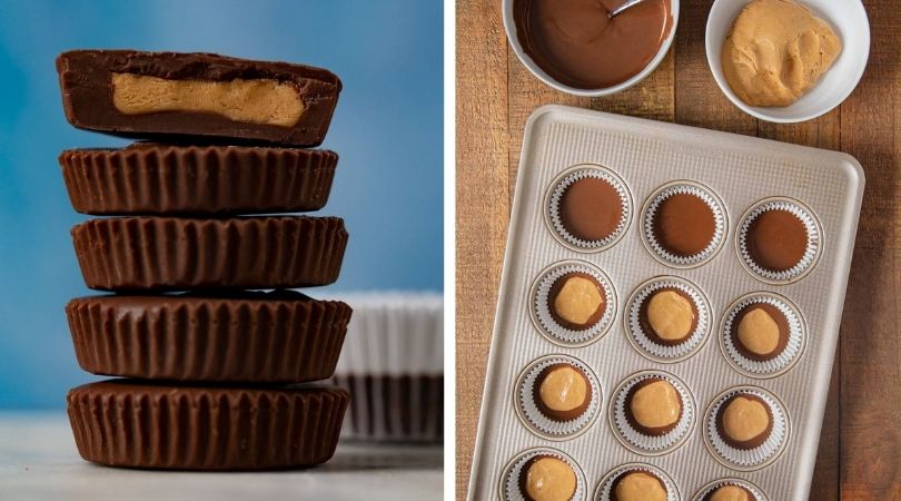Easy Chocolate Peanut Butter Cups Recipe - Dinner, then Dessert