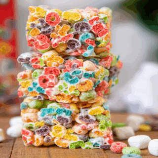 A stack of cereal bars