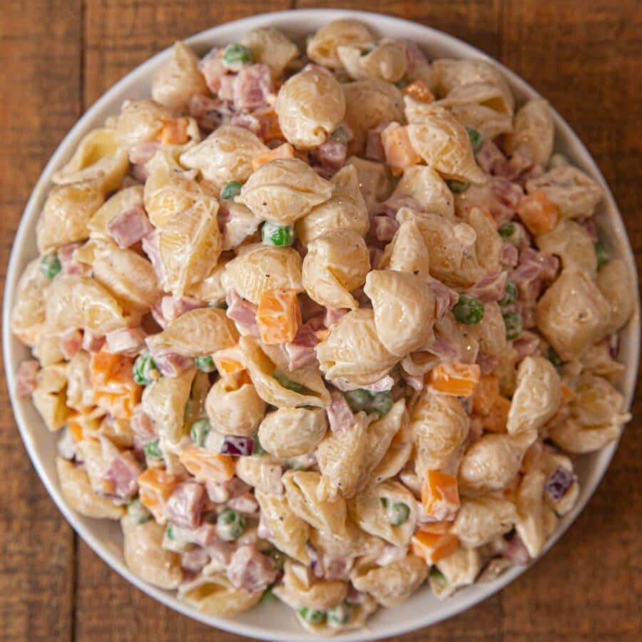 Ham and Cheese Pasta Salad Recipe - Dinner, then Dessert