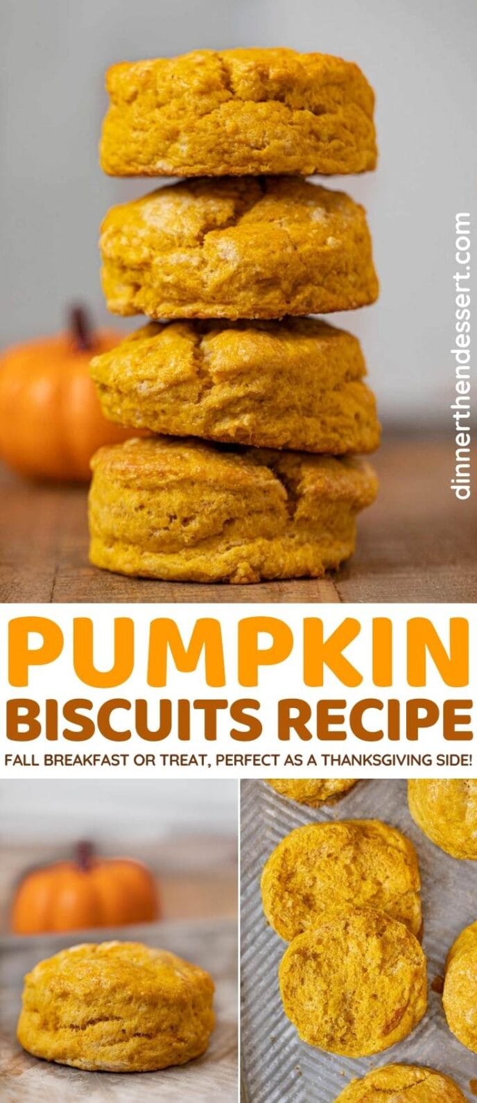 Pumpkin Biscuits collage