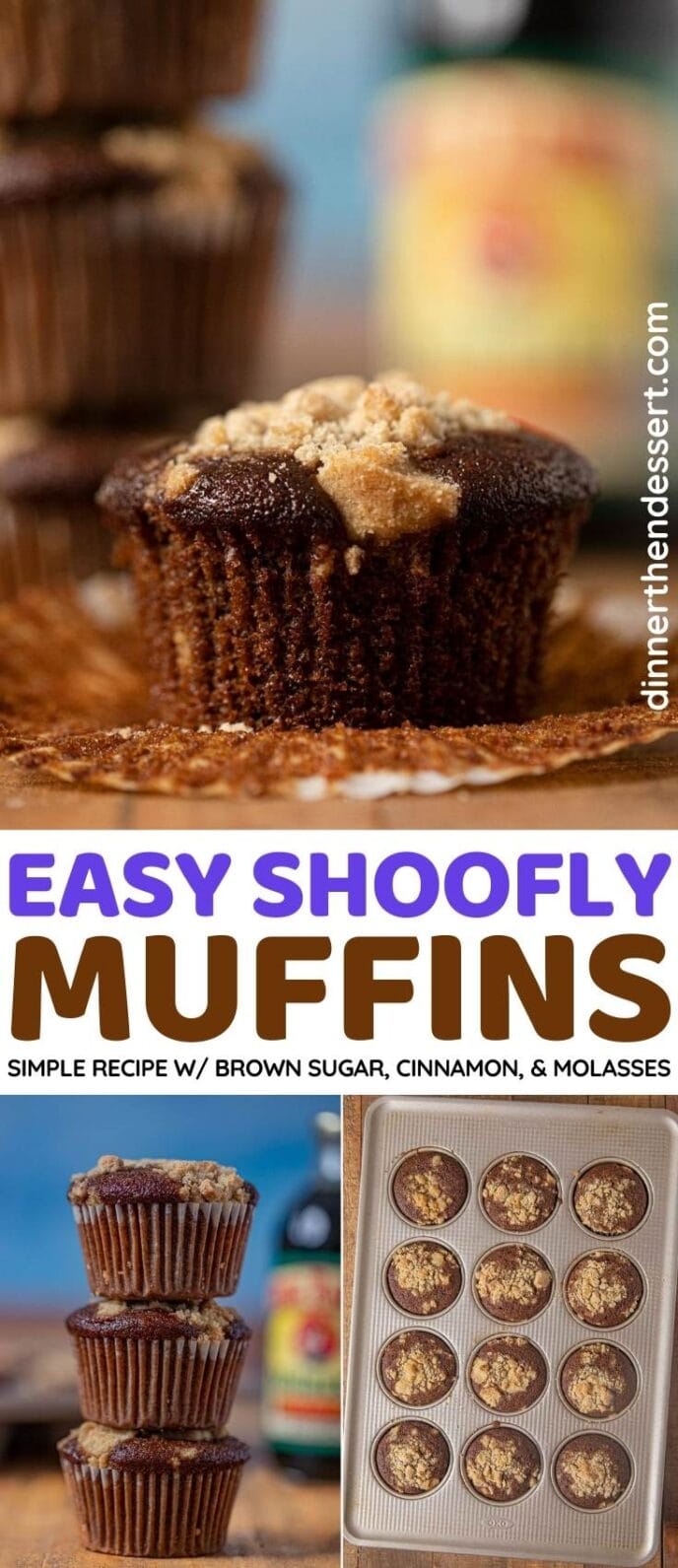 Shoofly Muffins collage