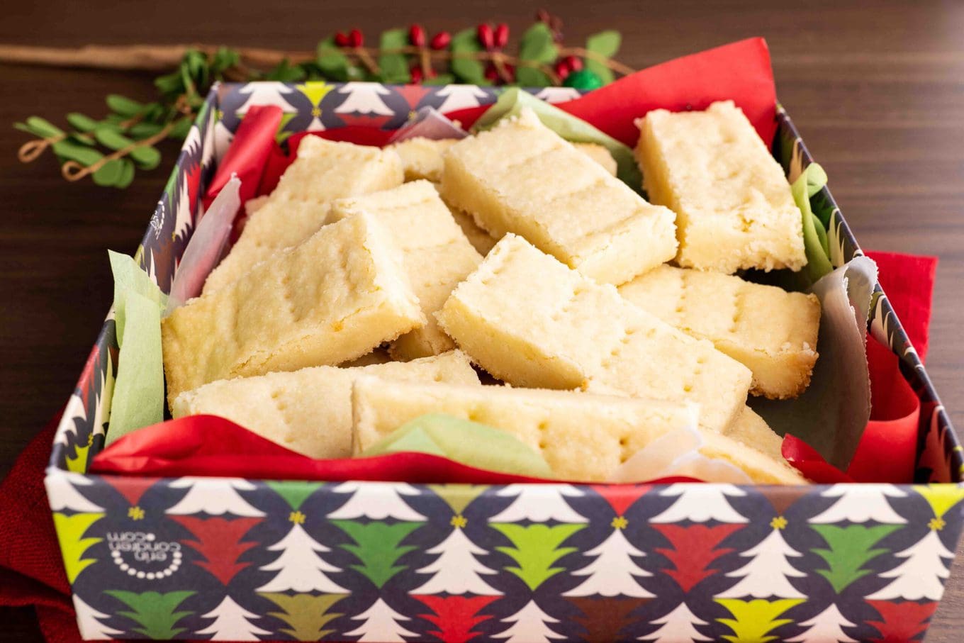 Shortbread Cookies in gift box