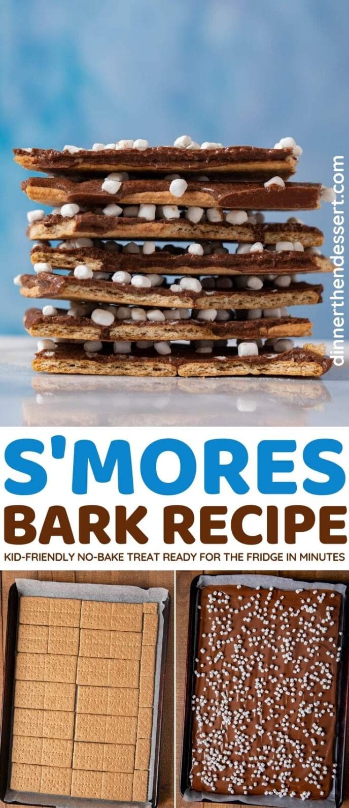 S'mores Bark collage