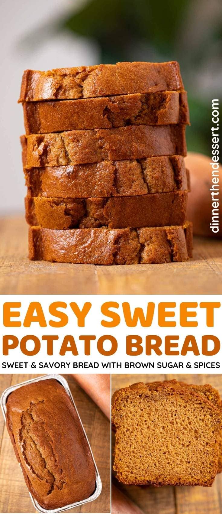 Sweet Potato Bread Recipe - Dinner, then Dessert