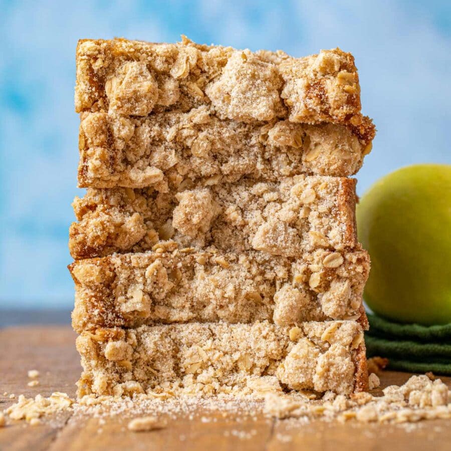 Apple Crisp Bread slices in stack