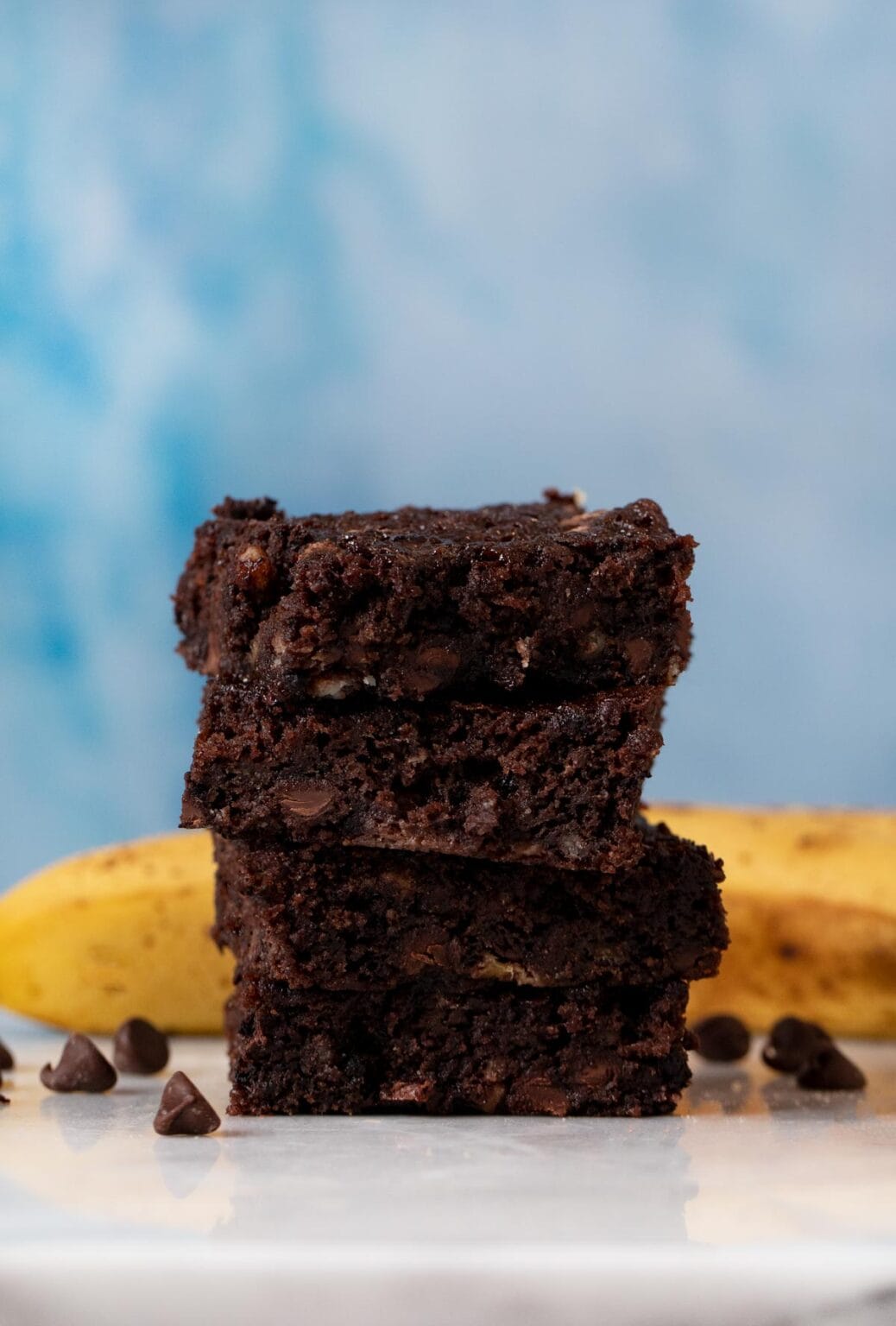 Chocolate Banana Brownies Recipe - Dinner, then Dessert