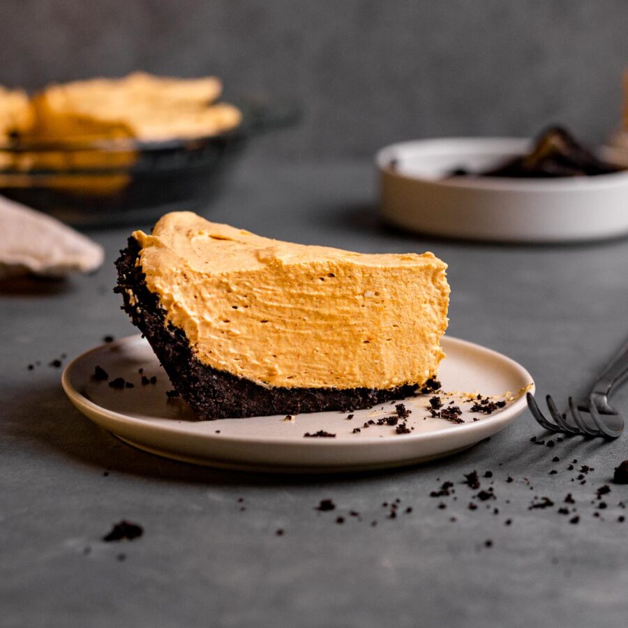 Easy Chocolate Oreo Pumpkin Whip Pie Recipe Dinner Then Dessert