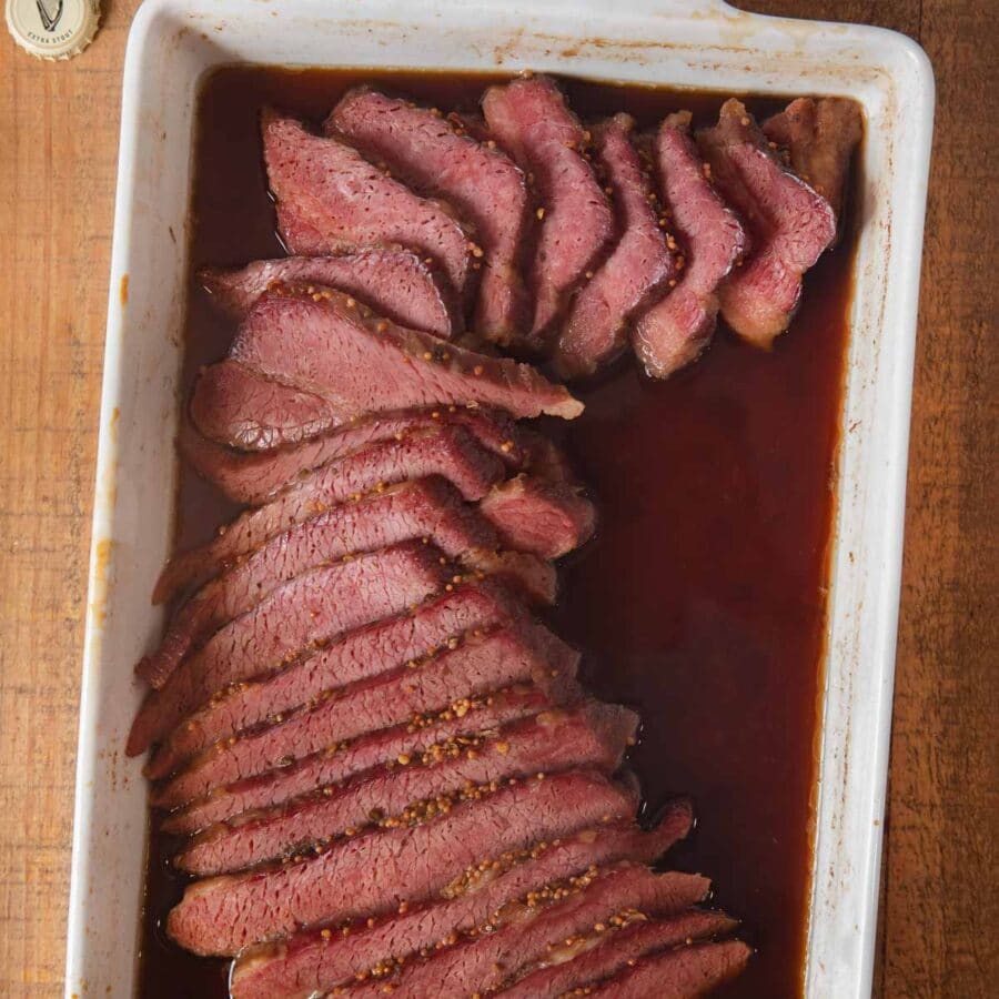 Slow Cooker Corned Beef Dinner, then Dessert