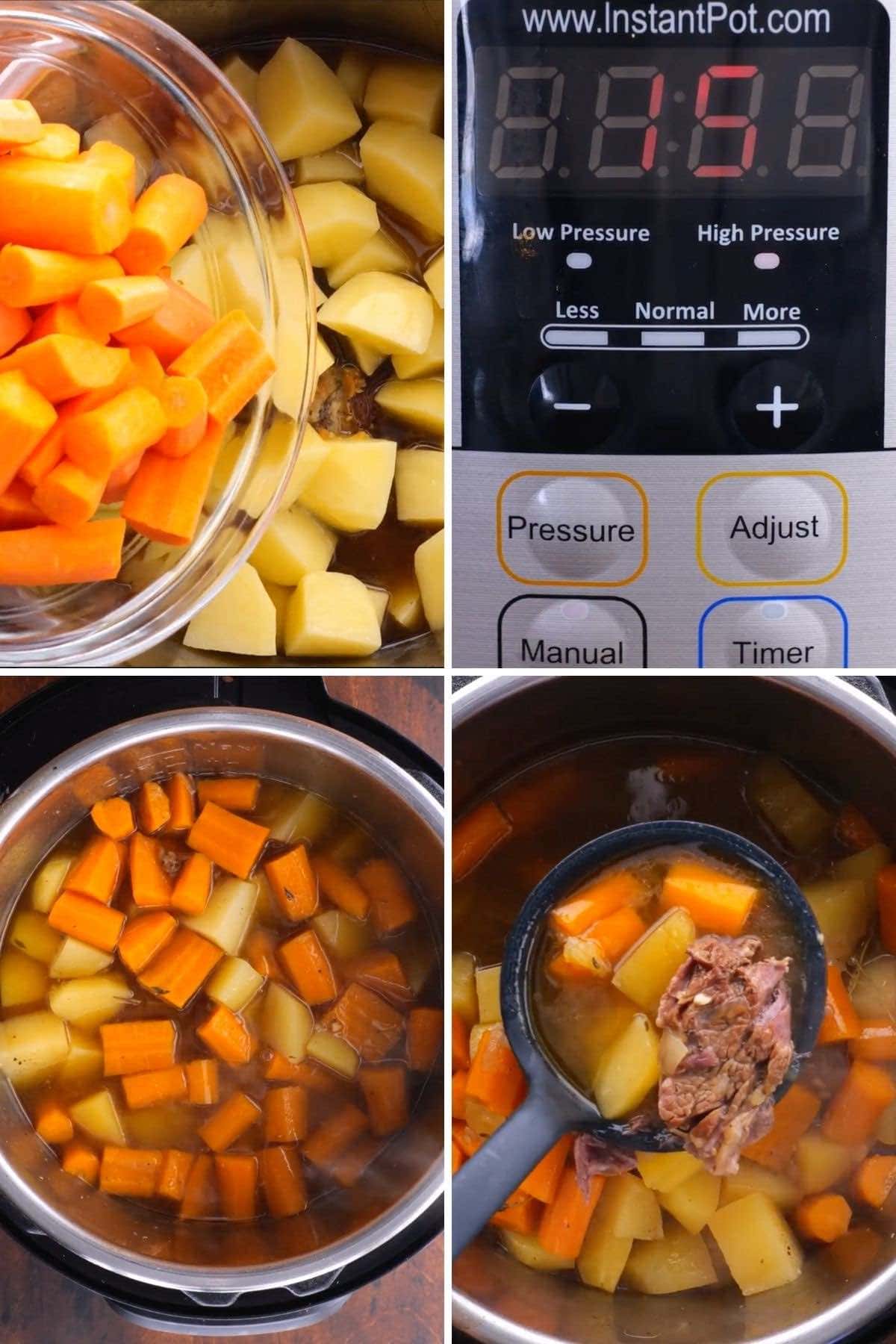 Roasted vegetables instant online pot