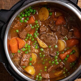 Instant Pot Beef Stew in pot