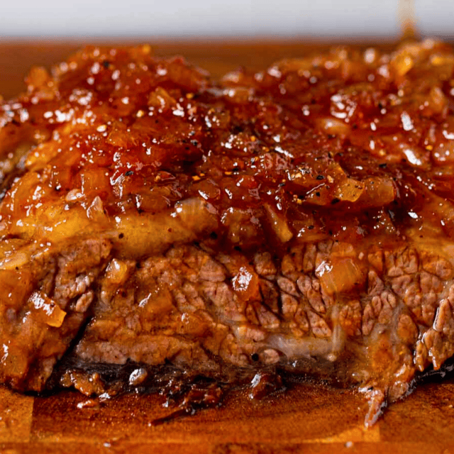 Cross section cut of brisket