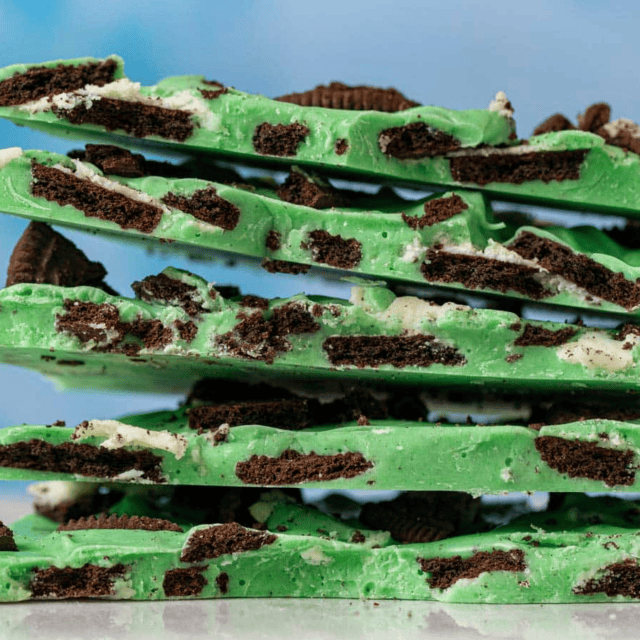 Stacked chocolate bark