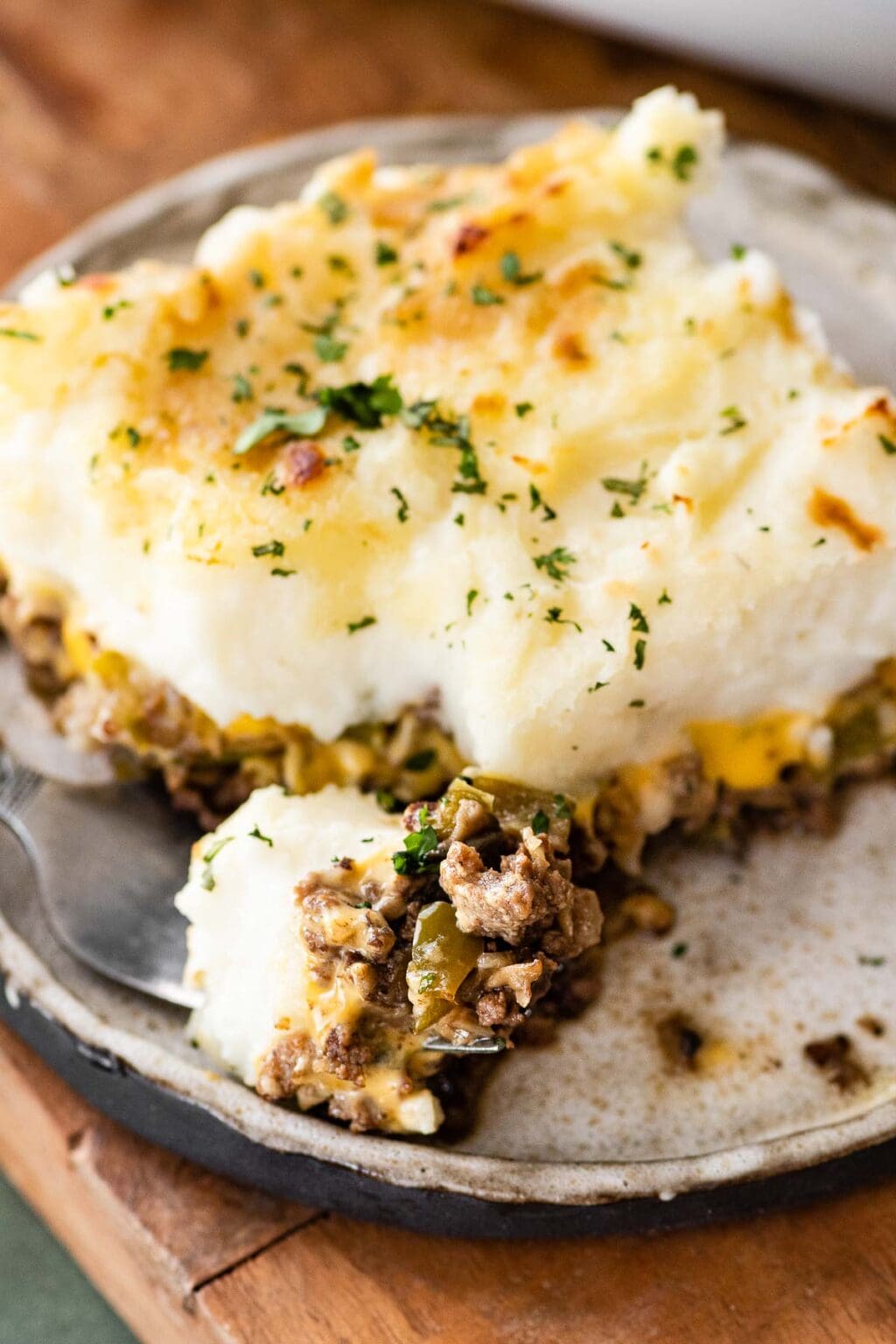 Philly Cheesesteak Shepherd's Pie Recipe Dinner, then Dessert