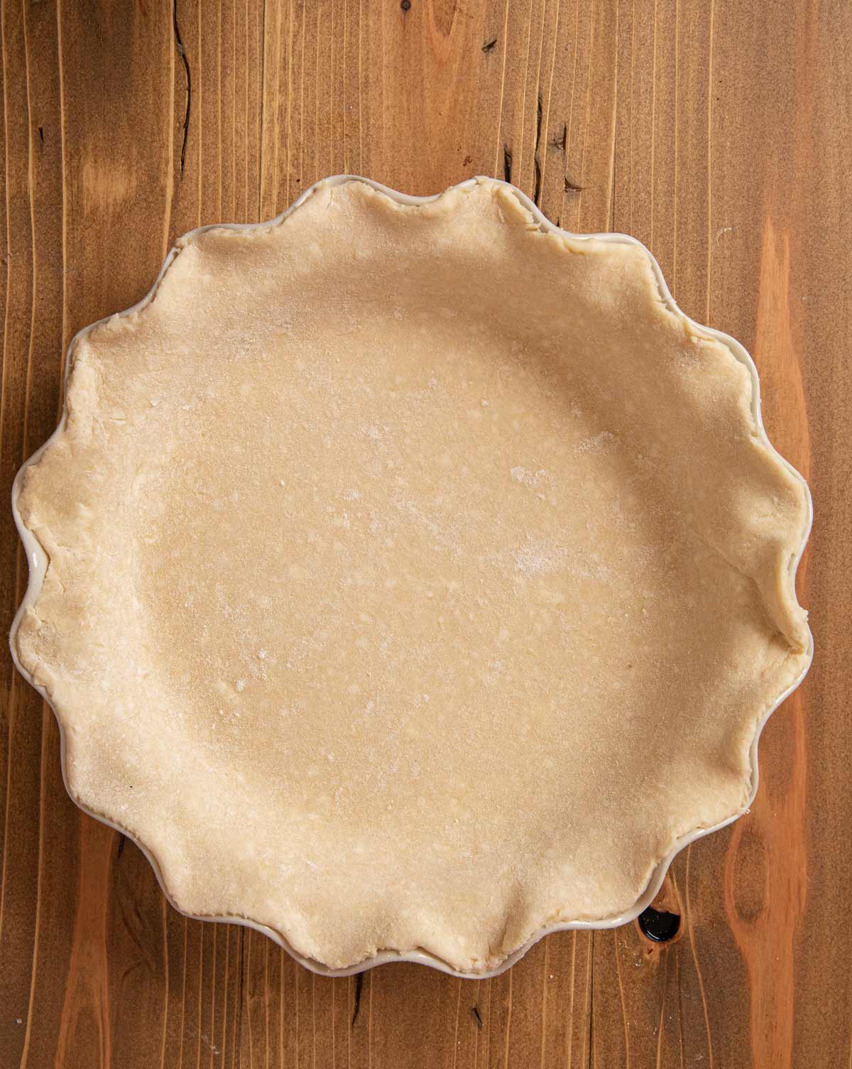 Pie Crust unbaked crust on pie plate
