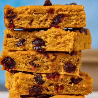 Stack of pumpkin bars