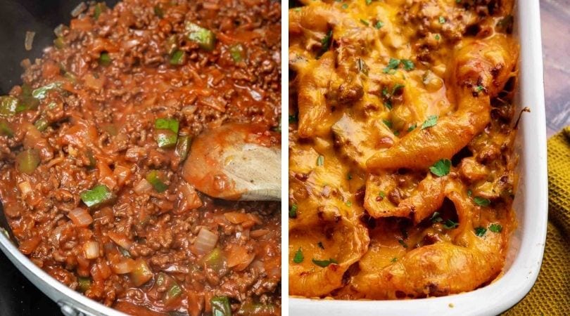 Easy Sloppy Joe Pasta Recipe - Dinner, then Dessert
