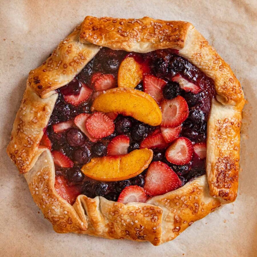 Summer Fruit Galette Recipe Dinner, then Dessert