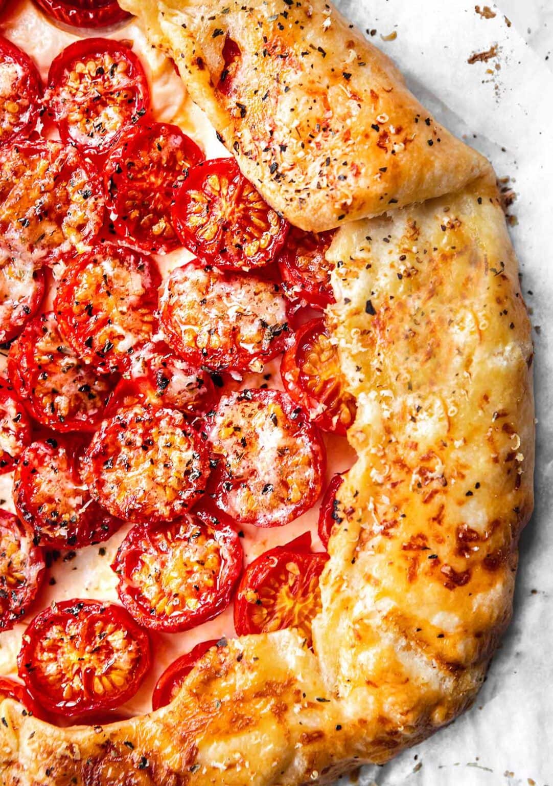 Easy Tomato Goat Cheese Galette Recipe Dinner, then Dessert