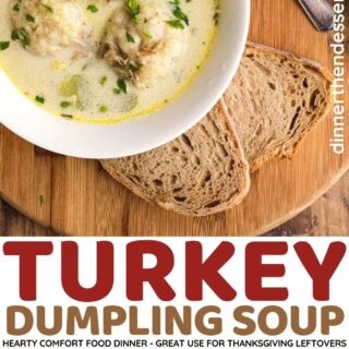 Turkey Dumpling Soup collage