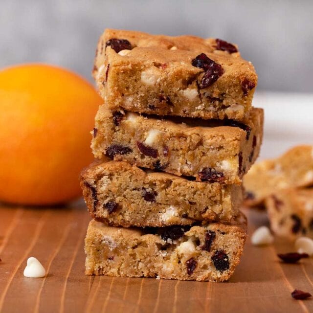 Blondies with Orange in the background