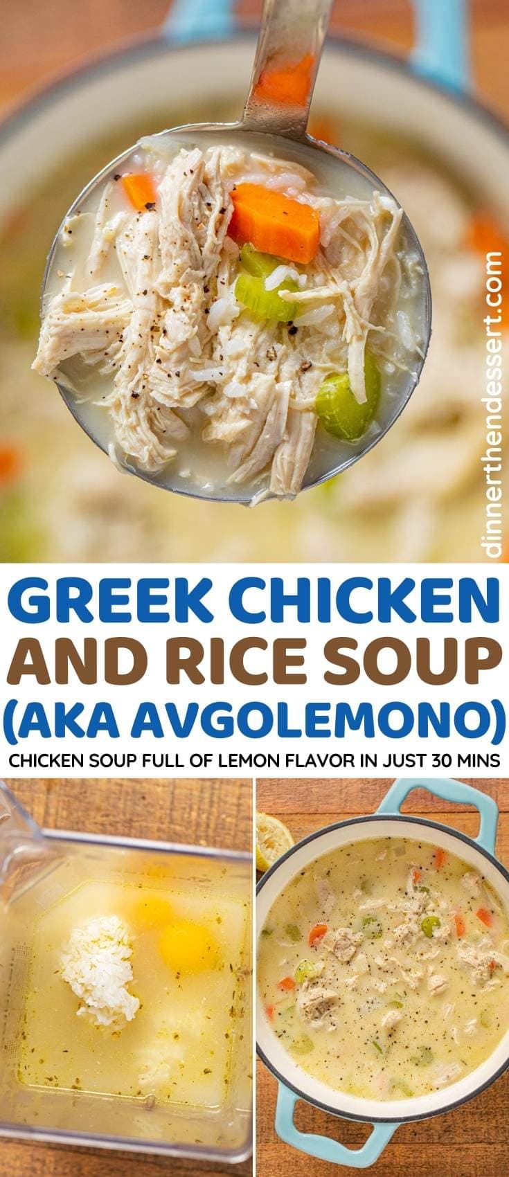 Avgolemono Chicken and Rice Soup - Skinnytaste