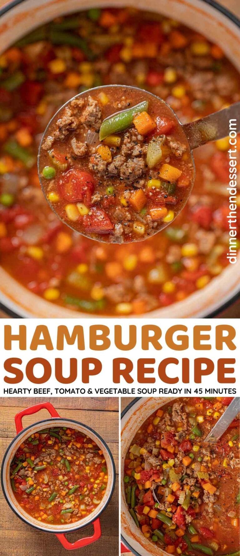 Hamburger Soup (Stove, Crockpot or Instantpot) [VIDEO] - Dinner, then ...