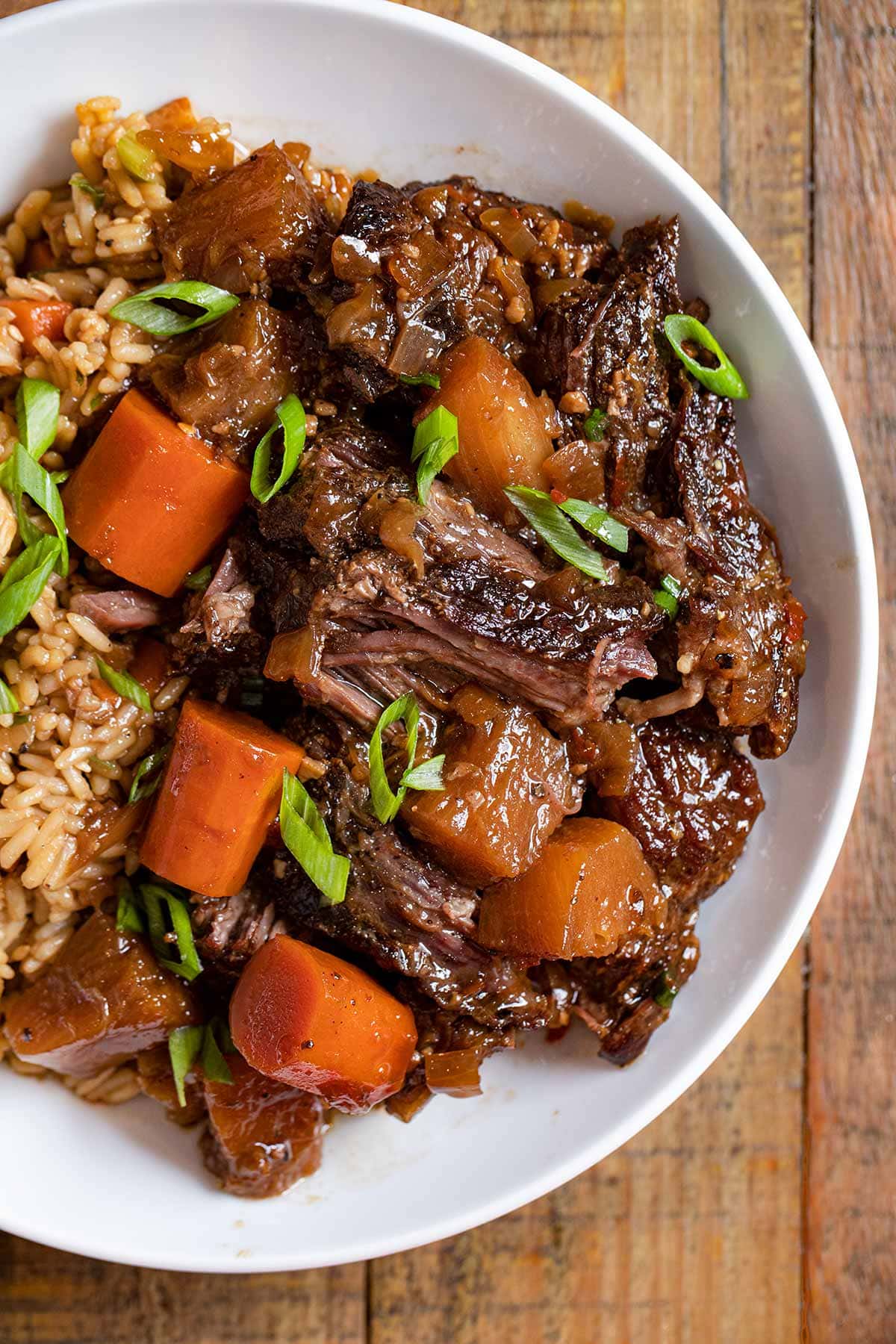 Hawaiian Pot Roast serving on plate