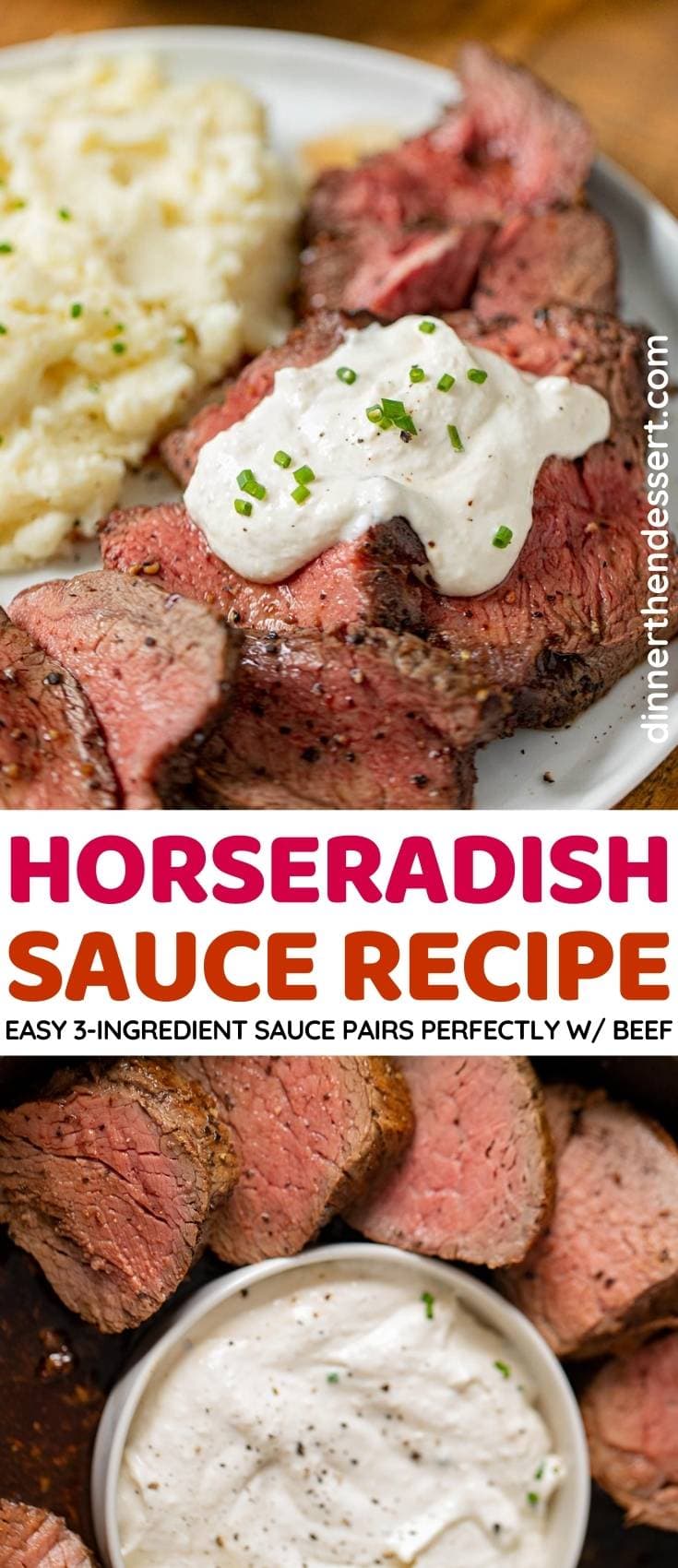 Easy Creamy Horseradish Sauce Recipe Dinner Then Dessert