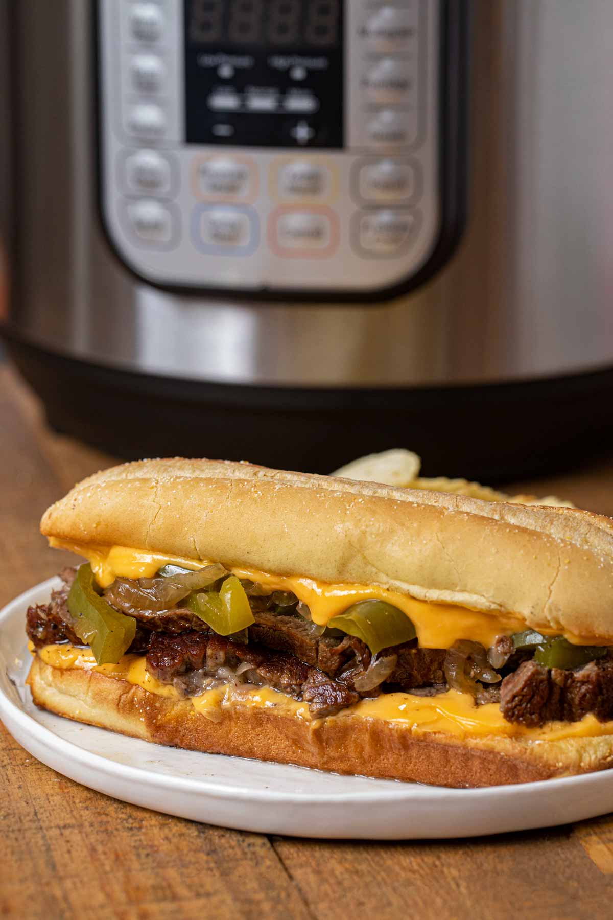 philly cheese steak pressure cooker