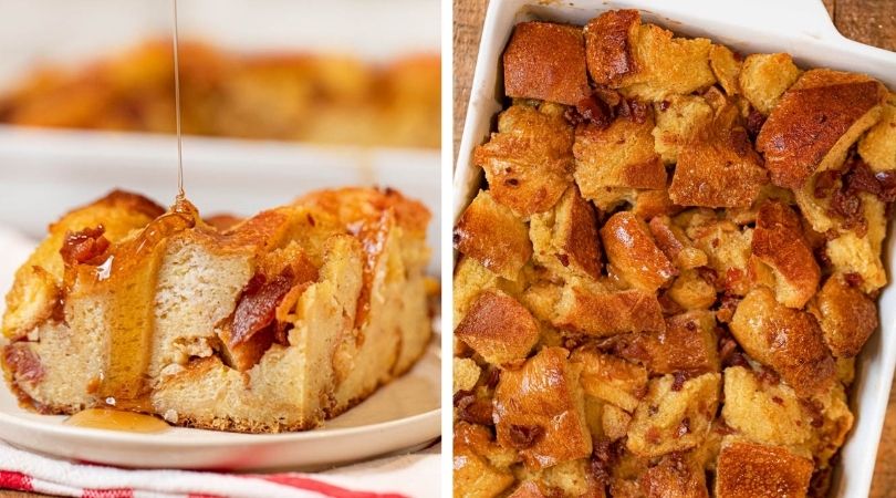 French Toast Recipe With Oven Roasted Streaky Bacon