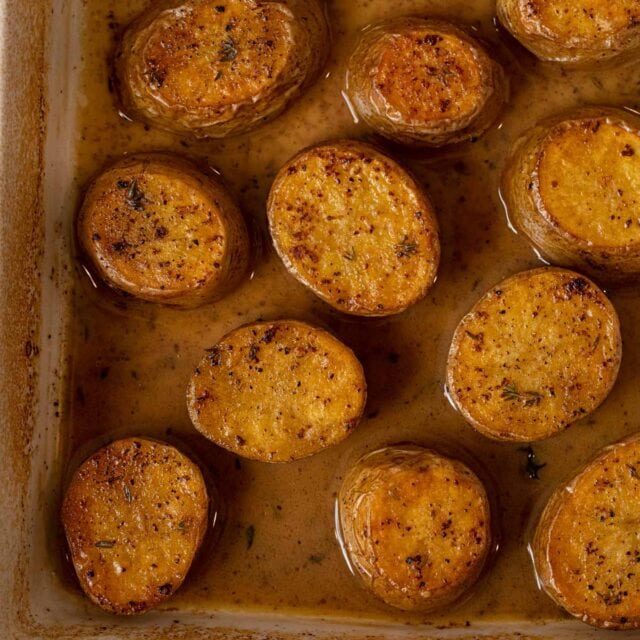 Melting Potatoes in baking dish