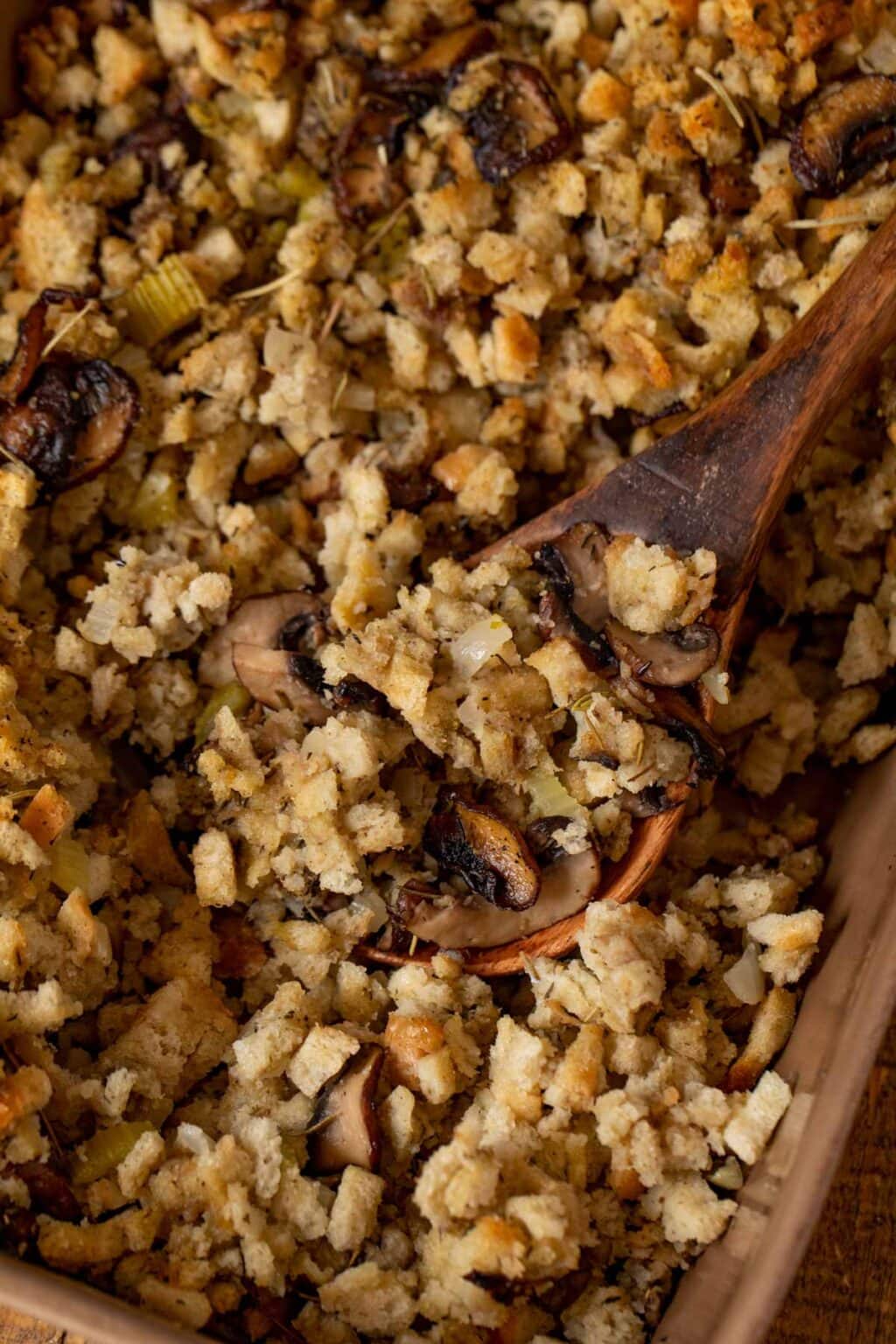 Mushroom Stuffing Recipe - Dinner, then Dessert