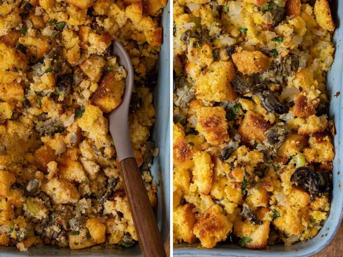 collage of stuffing 