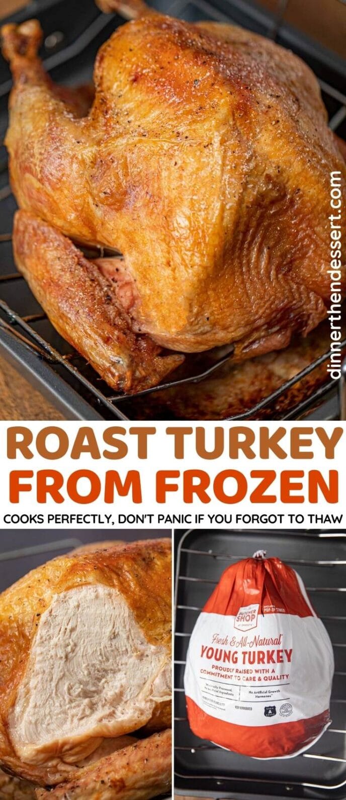 Roast Turkey from Frozen Recipe [VIDEO] Dinner, then Dessert